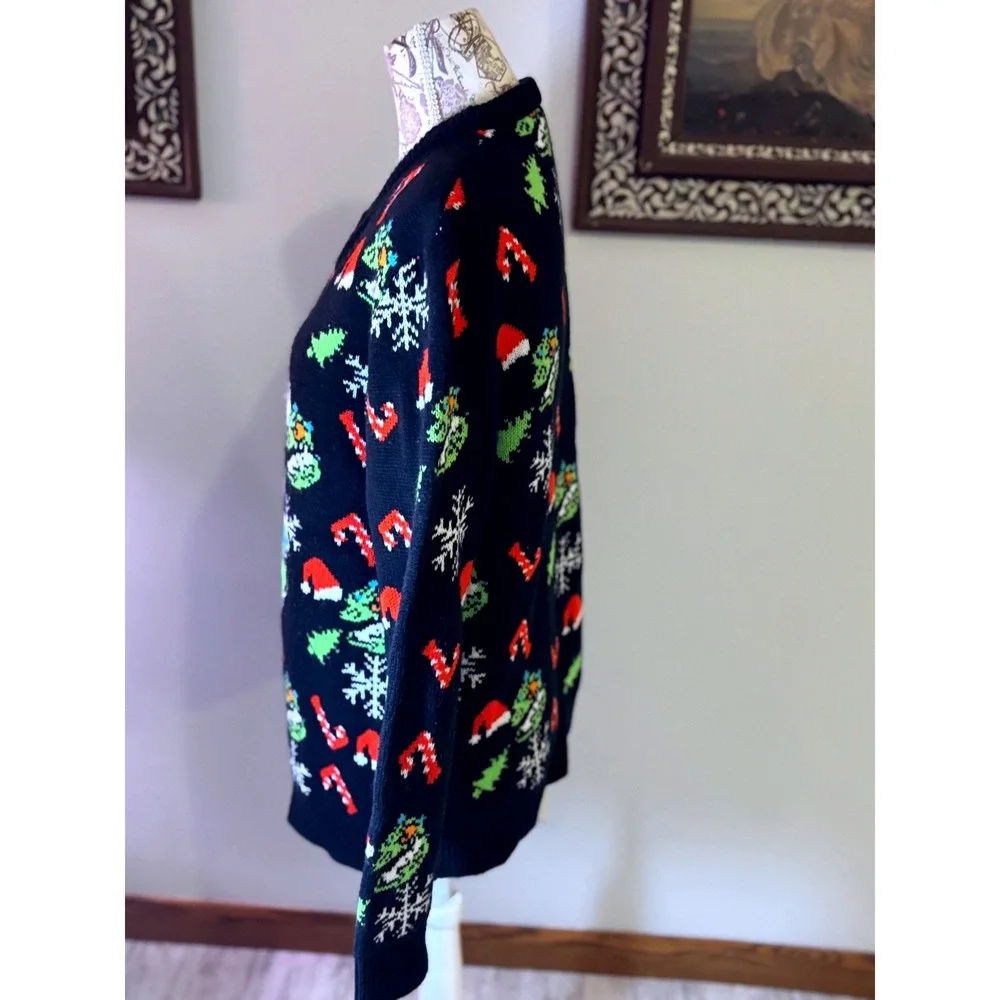 Nickelodeon RUGRATS REPTAR Christmas Ugly Sweater XL festive sweater gift‎